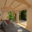 The Sampi Tongue & Groove Log Cabin 18x10w