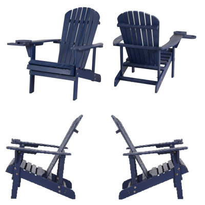 Chaise Adirondack en bois massif Colyn