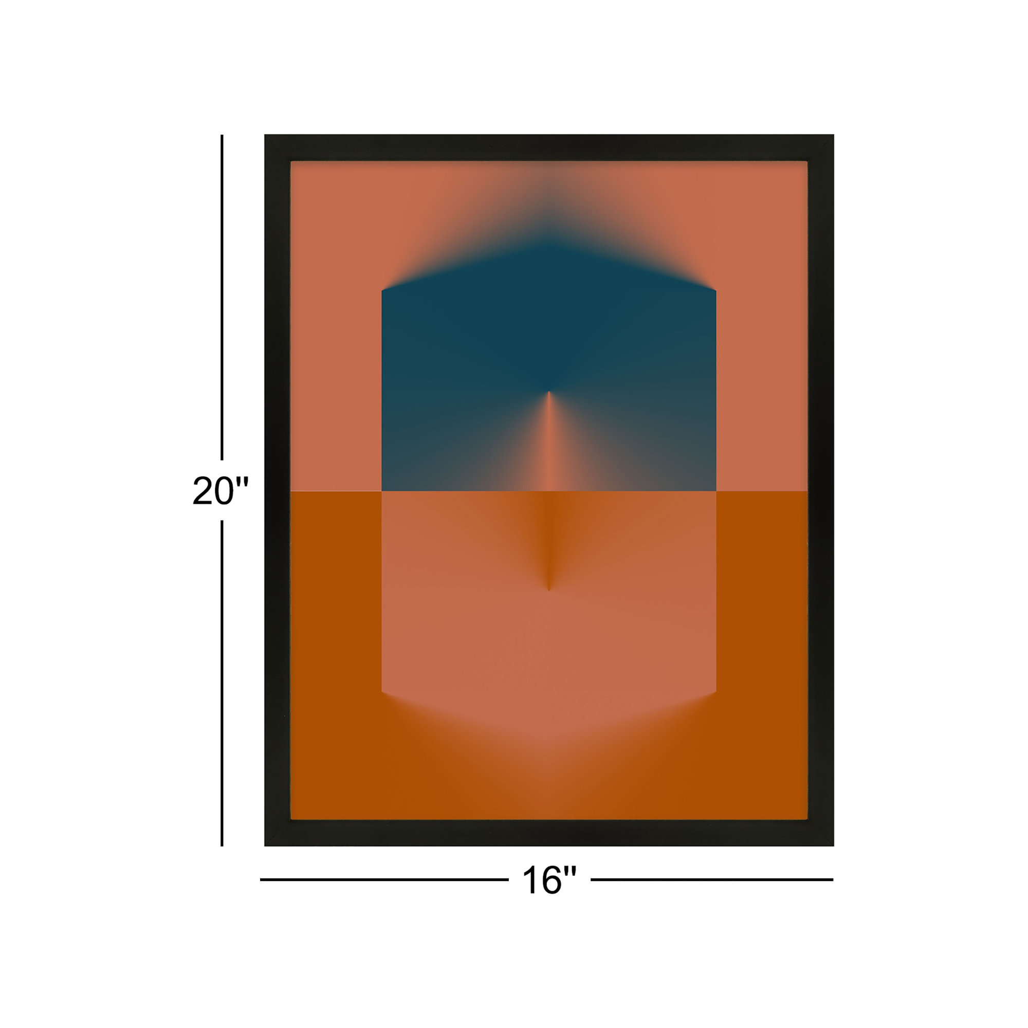 Capsule Collection 1 by Jacques Pilon, Black Framed, 20" H x 16" W x 1.25" D