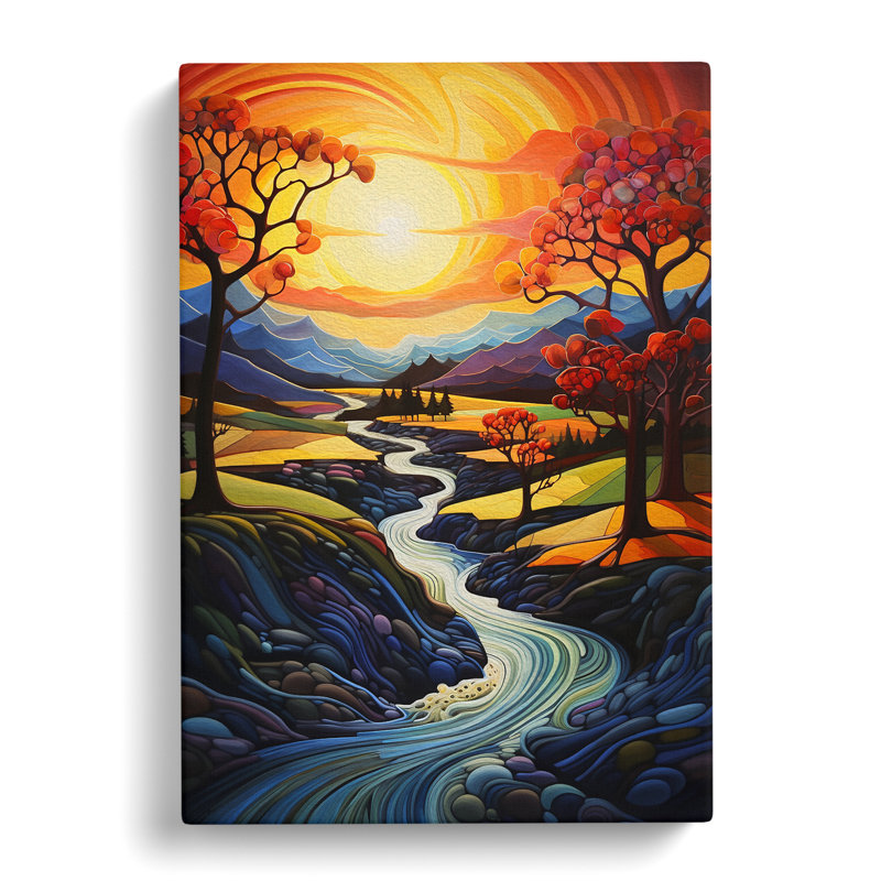 Landscape Modern - Wrapped Canvas, 76cm H x 50cm W x 3cm D