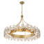 Lustre 14 lumières Marbella en or chatoyant par Breegan Jane