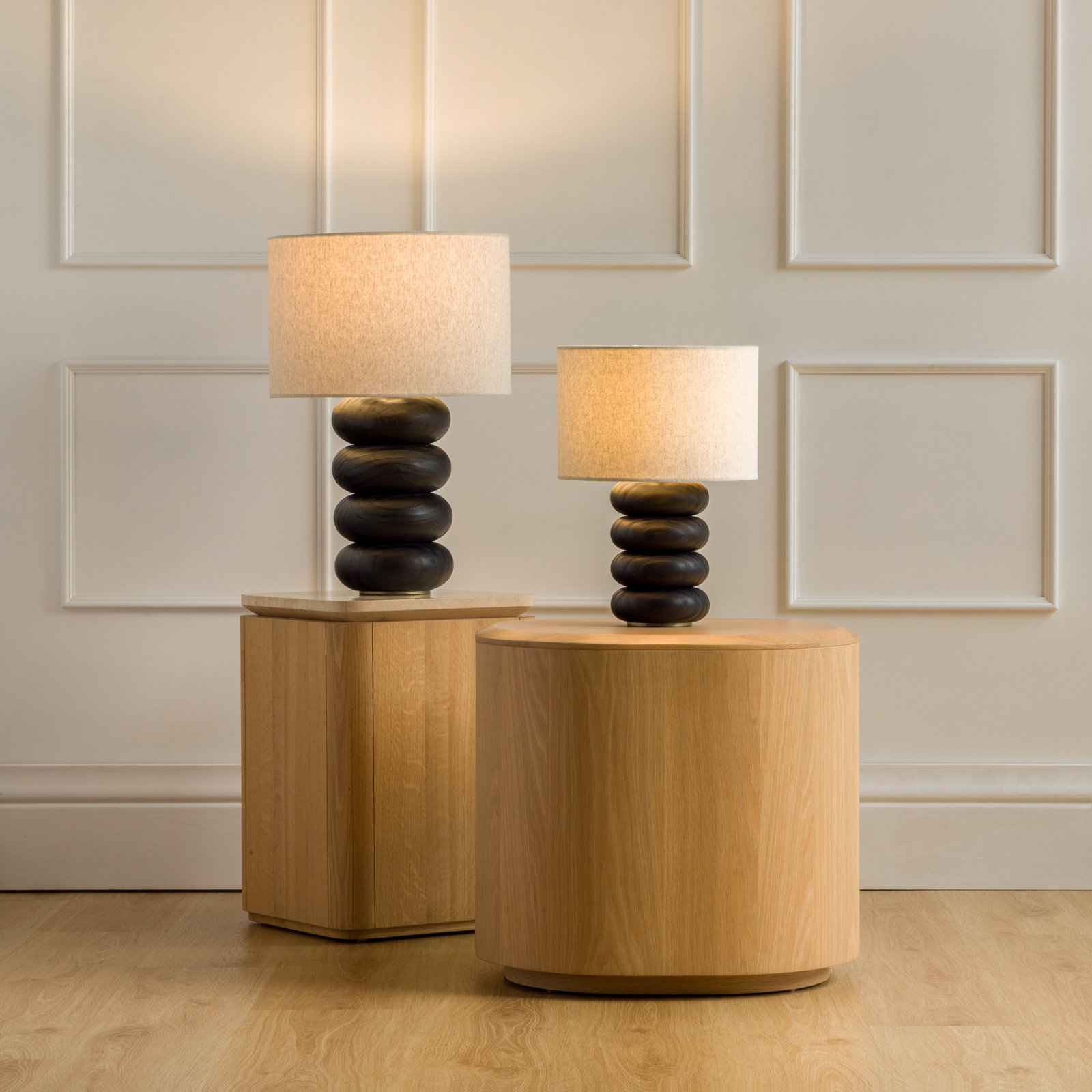 Giacomo Table Lamp, Black, 15''H X 10.75''W X 10.75''D