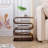 16.1" Modern Italian-Style S-Shaped Acrylic Side Table, Amber Brown Multi-Layer Storage Shelf for Books & Documents, 0.47"  Thick Acrylic Accent Table for Living Room、study & Bedroom-62752054