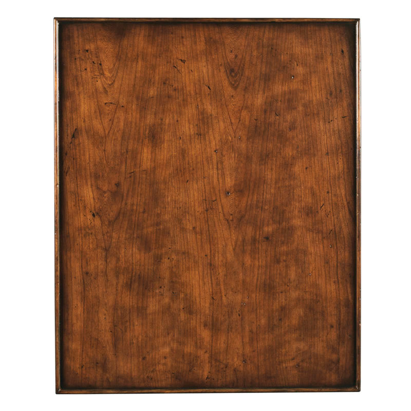 Marseille Solid Wood Tray Top End Table with Storage
