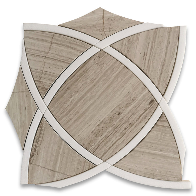 12" x 12" Marble Mosaic Wall & Floor Tile