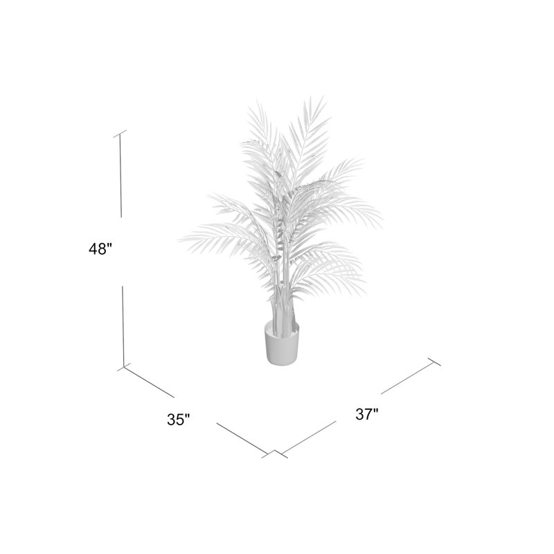 Palmier Charleca Areca, H 48 po x l 37 po x P 35 po / 350 feuilles