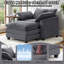 Fauteuil surdimensionné en velours côtelé de 40 po avec repose-pieds Cloud-941363022