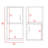 2-Pc Wall-Mounted Bathroom Medicine Cabinet With Open And Closed Storage-709772530
