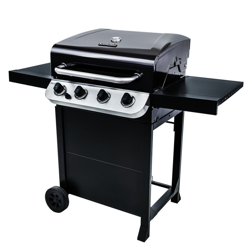 Char-Broil Convective Series 410B - 4 Burner Gas Barbecue Grill, Black Finish