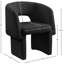 Chaise de salle à manger en tissu Emmet-88545603