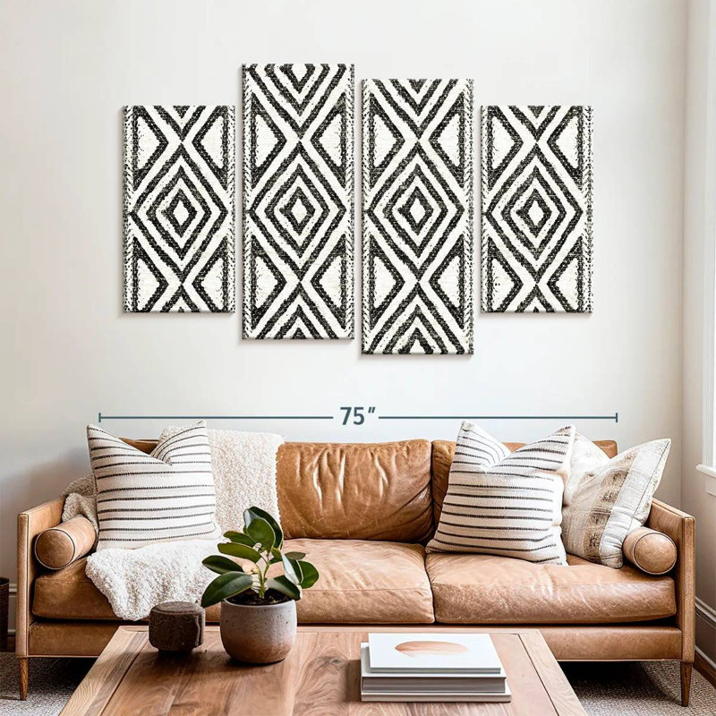 Motif sauvage africain Avery II, H 42 po x l 68 po