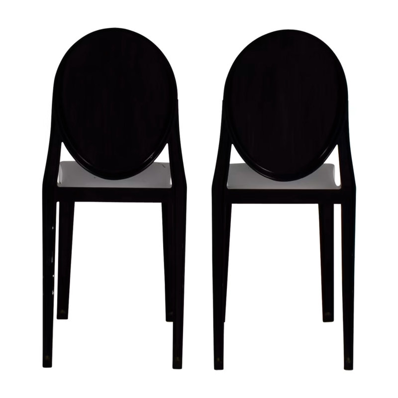 Bergevin Bryker Woods Stacking Side Chair, Black