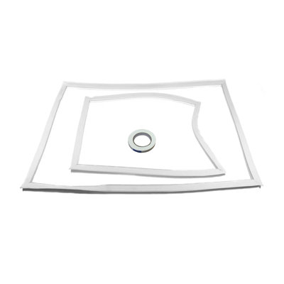 Ensemble de joint d'étanchéité de porte de réfrigérateur de salle à manger complet (blanc) numéro de pièce 3103690.008 - de remplacement et compatible avec certains réfrigérateurs Dometic