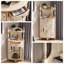 Armoire d'angle en bois manufacturé