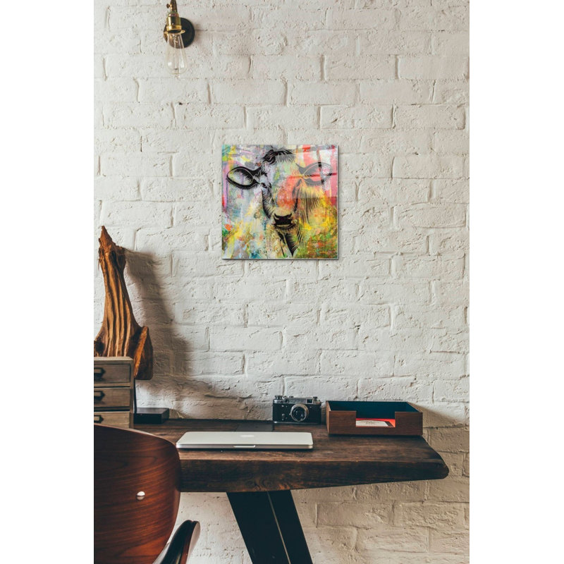 «Arty Beast 3» par Karen Smith, art mural en verre acrylique