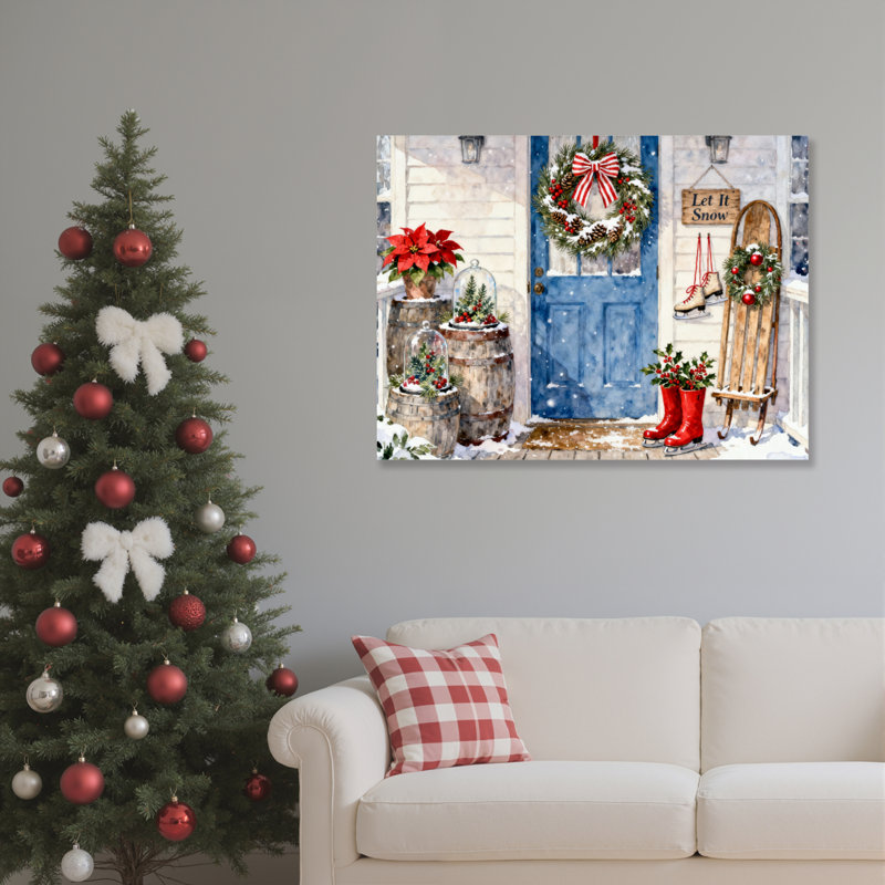 Porte, art mural sur toile, H 12 po x l 18 po
