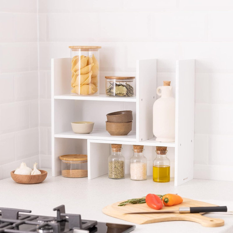 Étagère de rangement en bambou