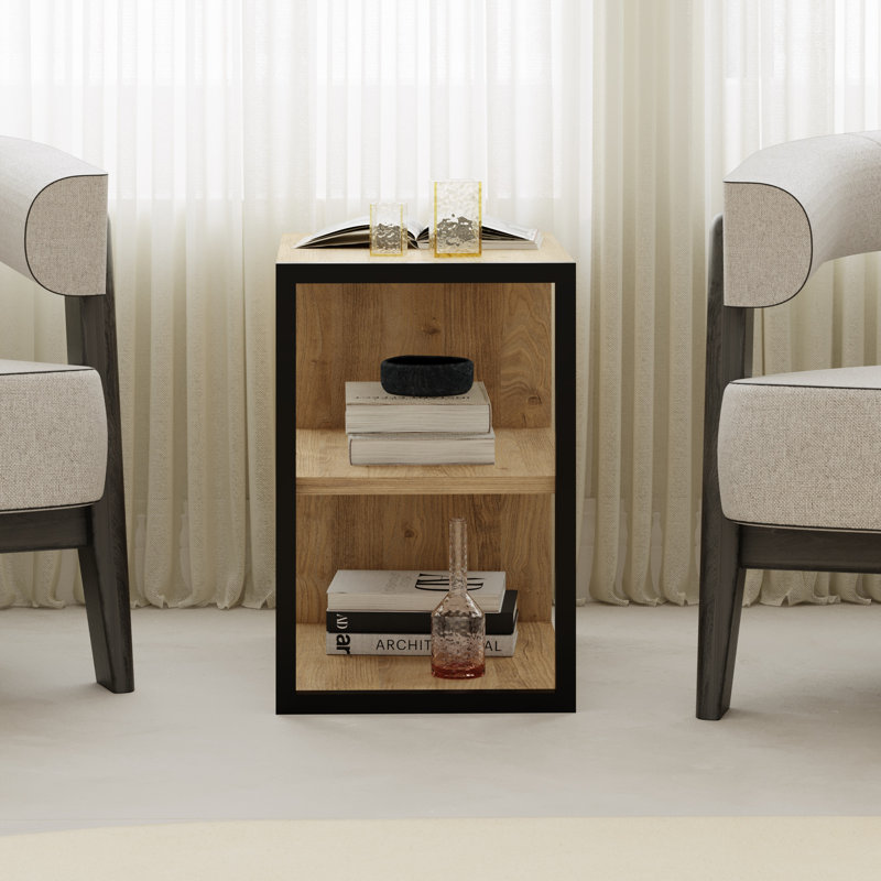 Seick End Table, Sapphire Oak