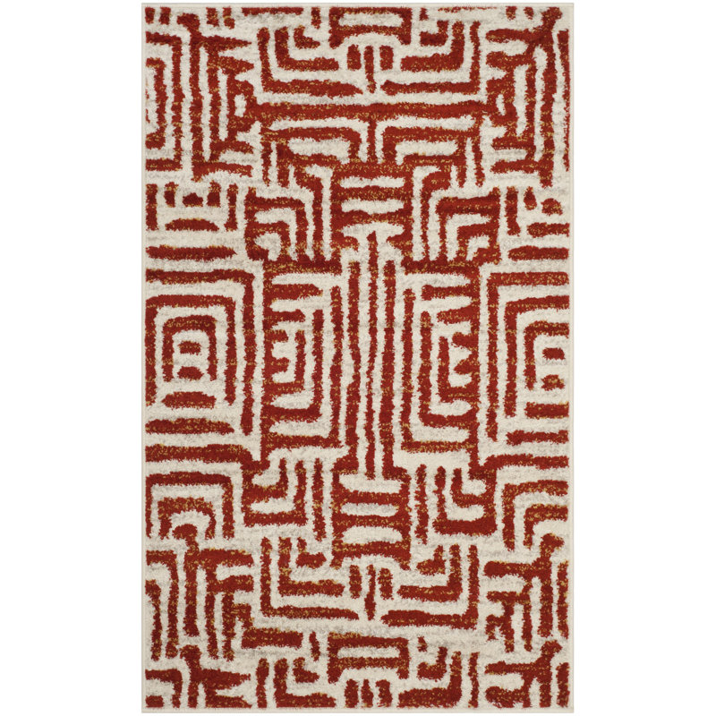 Allenby Performance Geometric Rug, Rectangle 3' x 5'