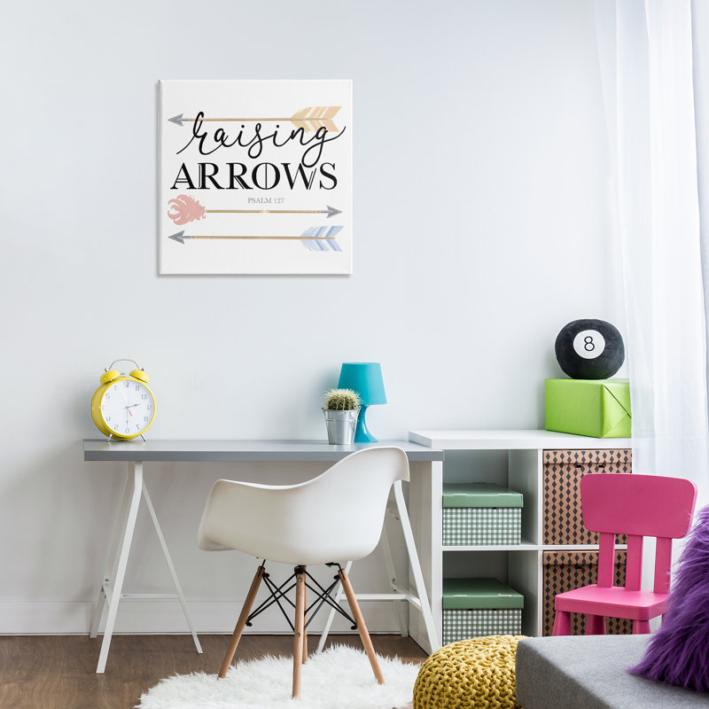 Art mural sur toile, "Spiritual Raising Arrows" par Lucca Sheppard, H 24 po x l 24 po