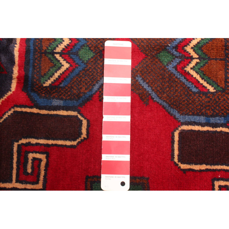 Teimani Red Rug 3'5" x 6'2"