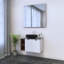 Meuble-lavabo simple 31,5 po avec plateau en bois manufacturé Karaya-845647769-845647768