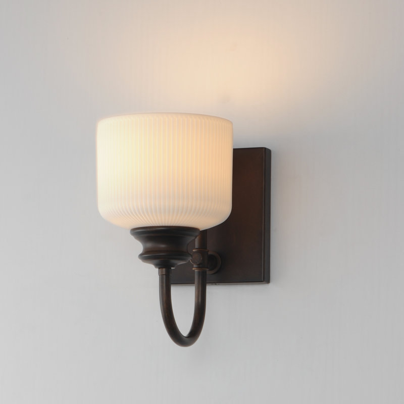 Bisque-Wall Sconce, Oil Rubbed Bronze