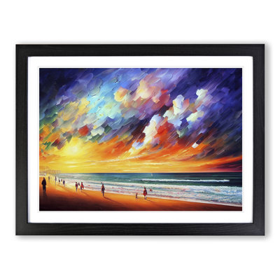 Golden Beach Vol.1 - Framed Print