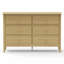 Henley 3 + 3 Chest of Drawers, Wide, Oak-Effect Finish, Metal Runners
