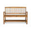 Banc de jardin en bois massif Maidstein-31939441