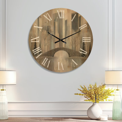 Horloge murale Skyline