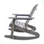 Chaise Adirondack à bascule en bois Micaden
