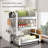 Stainless Steel Kitchen Utensil Holder Organizer With Drainboard For Dishes Cutlery Spices And Chopsticks