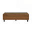 Table basse avec plateau en noyer et finition noire-118543667