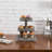3-Tier Torched Wood Dessert/Appetizer Stand
