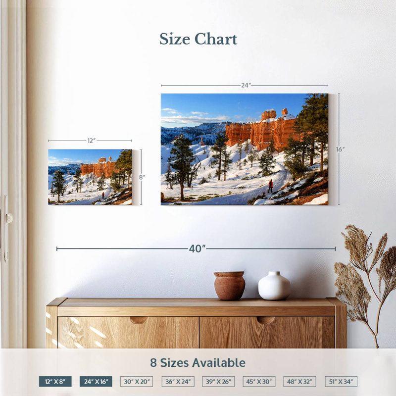 Bryce Canyon Snowy Mountain