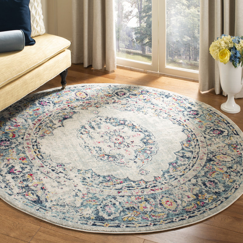 Ashburn Oriental Area Rug, Round 201 cm