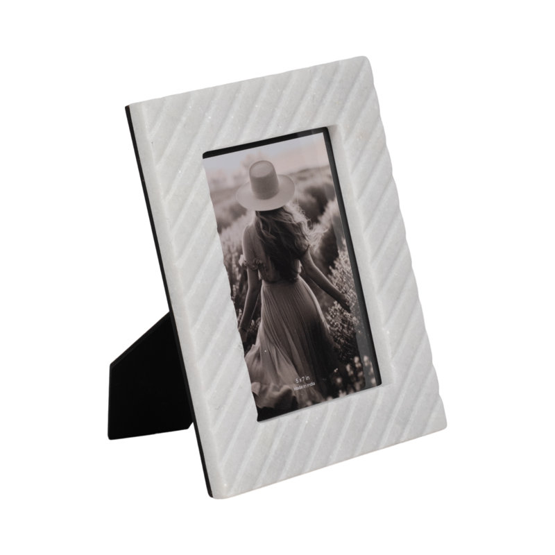 Genuine Marble Single Picture Frame, 8" W x 10" H