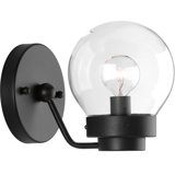 Éclairage pour meuble-lavabo noir 1 lumière à luminosité réglable Cecere