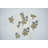 Fabdivine 18X18 Inch Floral Block Print Napkin with Traditional Abhisek