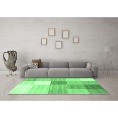 Washable Checkered Indoor Rug