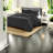 Comfortable Black Microfiber Bedding Set, Farmhouse Style For All Seasons