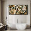 Grande impression sur toile encadrée, reproduction abstraite neutre pour décoration intérieure moderne-119328844-119328843