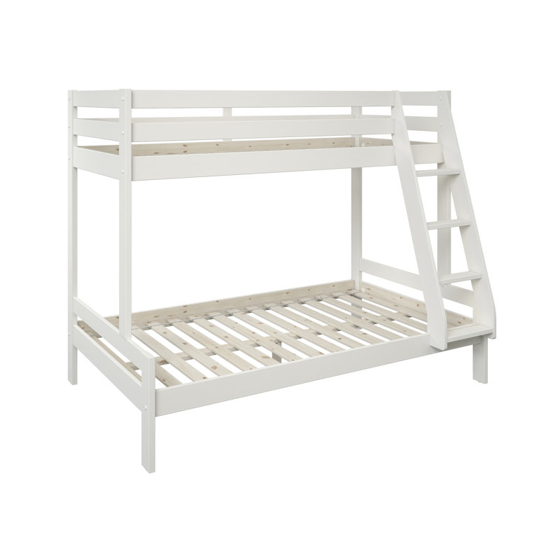 Abbottstown European Double (140 X 200 Cm) Bunk Bed with Storage Included