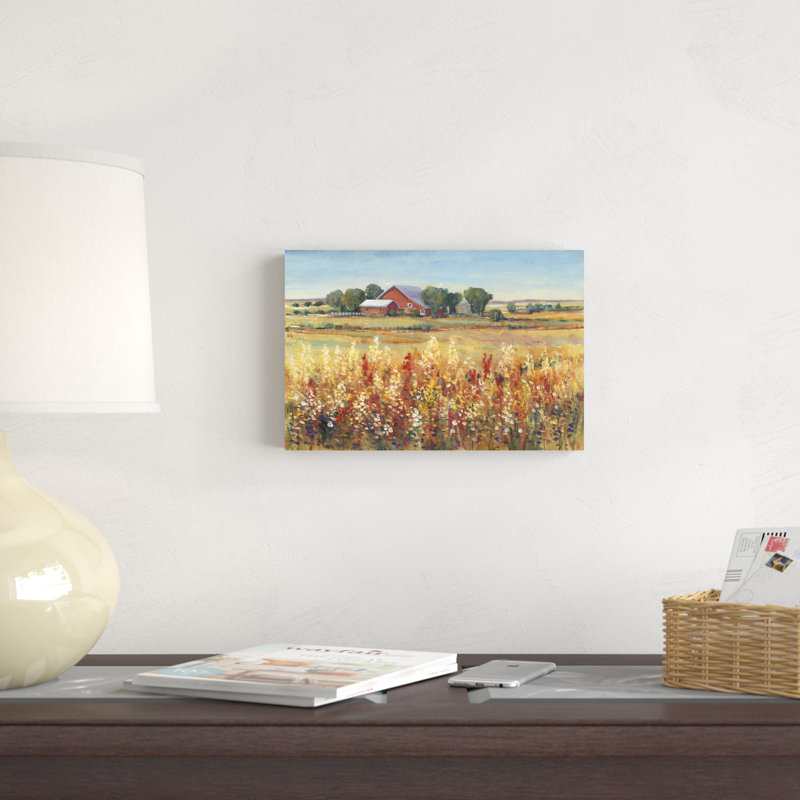 " Country View I " by Timothy O' Toole Painting Print, 8" H x 12" W 