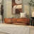 Wood Block Rectangular Bench with Elevated Base