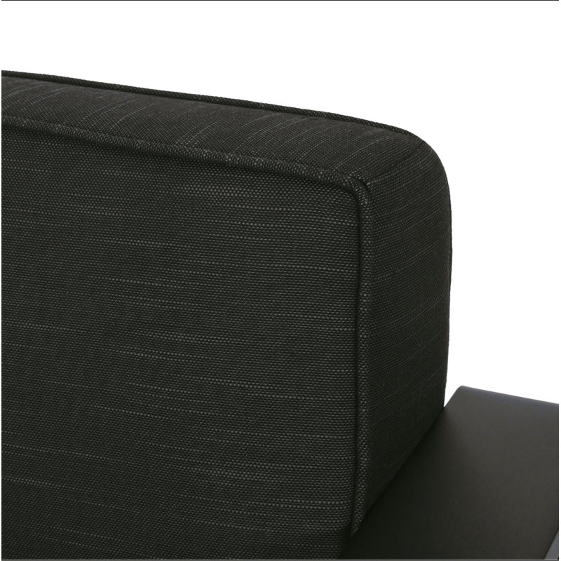 Causeuse d'extérieur avec coussins confortables et conception durable pour la détente dans la cour