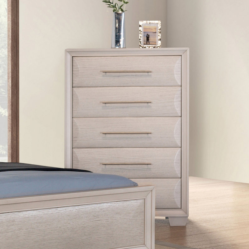 Commode avec tiroir, mobilier de chambre transitionnel
