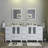 Framed 84" Double Bathroom Vanity Set-27042758