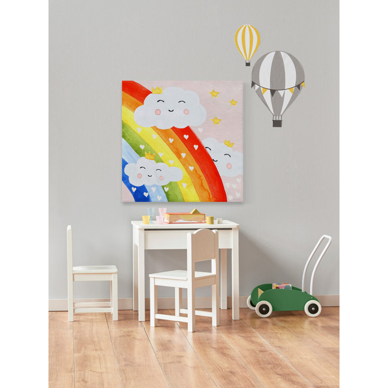 «Gault Rainbow Party», reproduction sur toile tendue, H 18 po x l 18 po x 1,5 po